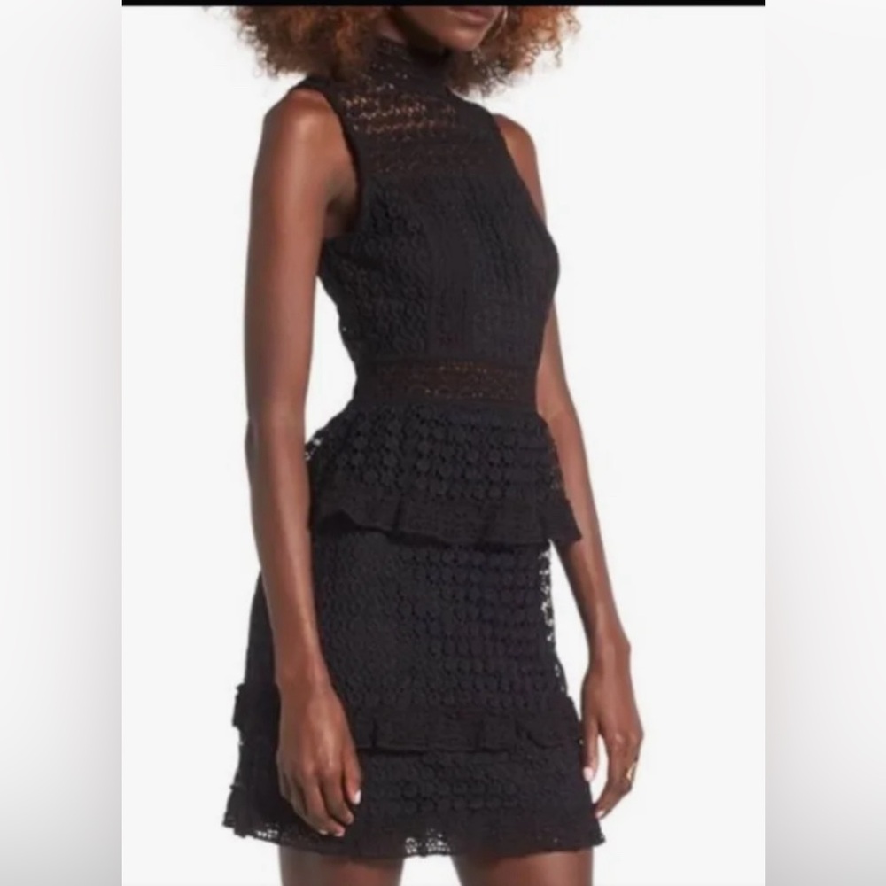 Leith Black Lace Dress- size medium